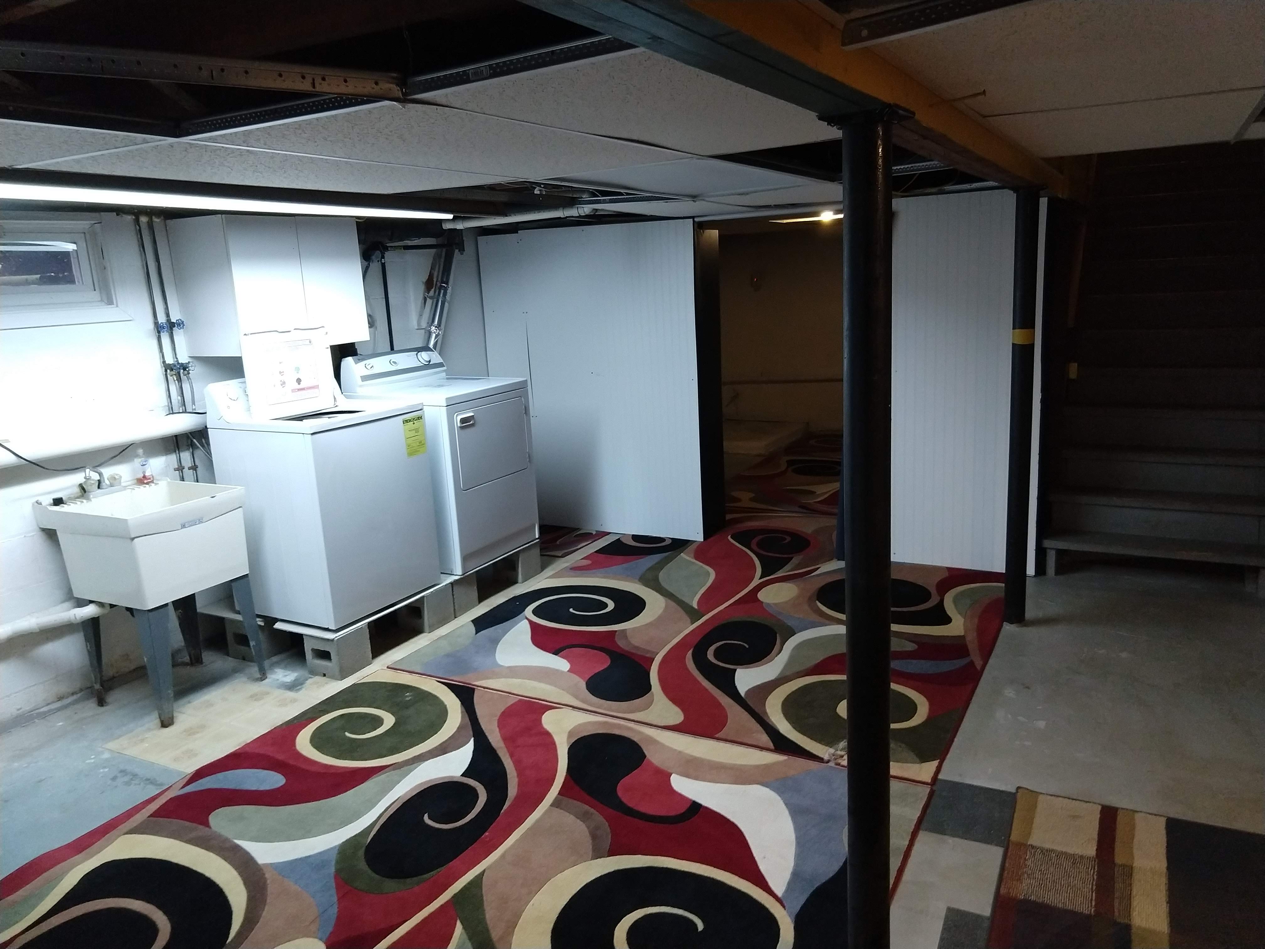 Basement storage